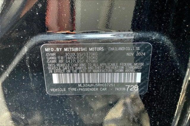 new 2024 Mitsubishi Mirage car, priced at $19,165