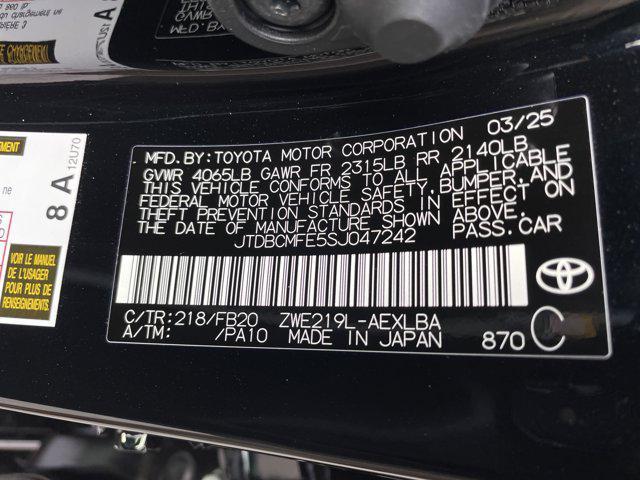 new 2025 Toyota Corolla Hybrid car, priced at $26,465