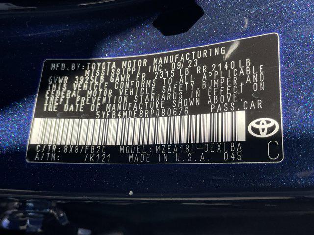 used 2024 Toyota Corolla car, priced at $20,998