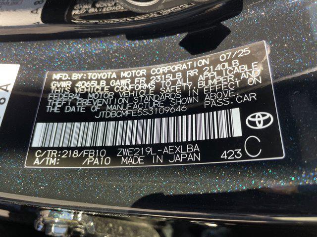 new 2025 Toyota Corolla Hybrid car, priced at $25,334