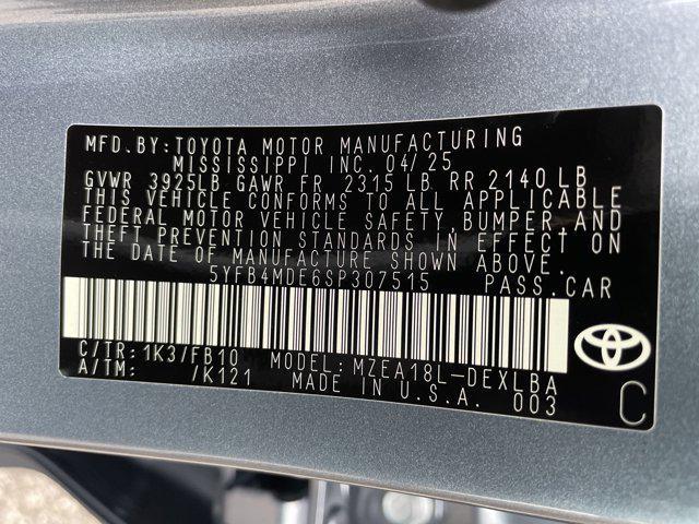 new 2025 Toyota Corolla car, priced at $24,017