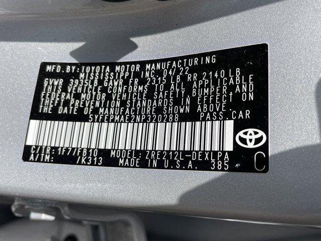 used 2022 Toyota Corolla car, priced at $21,998