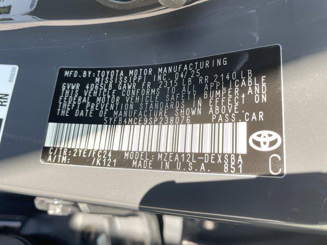 new 2025 Toyota Corolla car, priced at $30,191