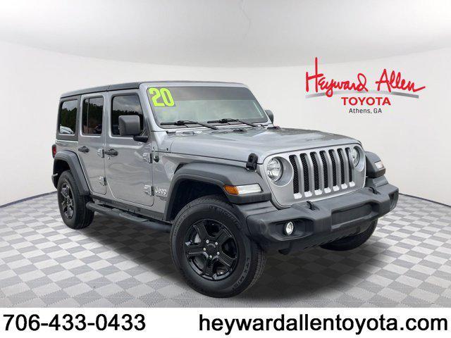 used 2020 Jeep Wrangler Unlimited car, priced at $30,500