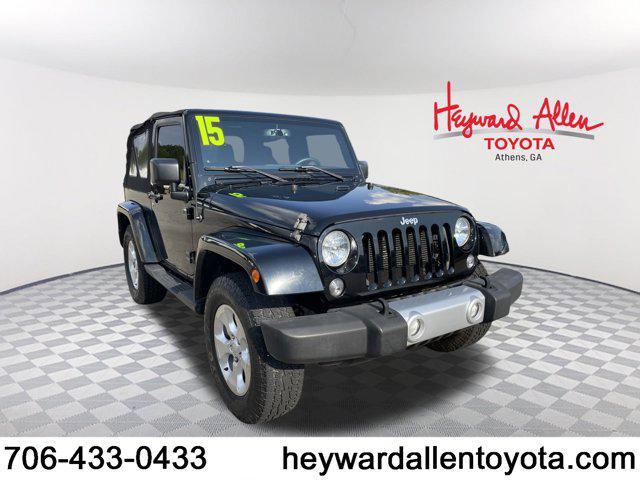 used 2015 Jeep Wrangler car, priced at $15,998