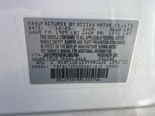 used 2024 Nissan Kicks car, priced at $19,295
