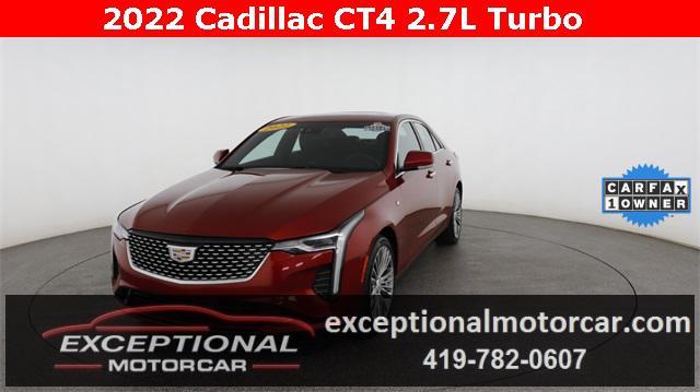 used 2022 Cadillac CT4 car, priced at $31,029