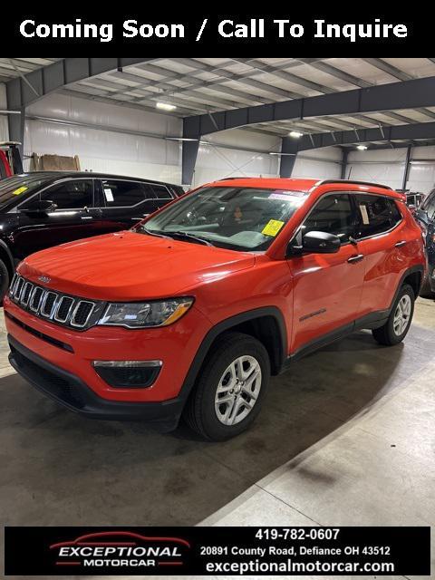 used 2021 Jeep Compass car, priced at $14,899