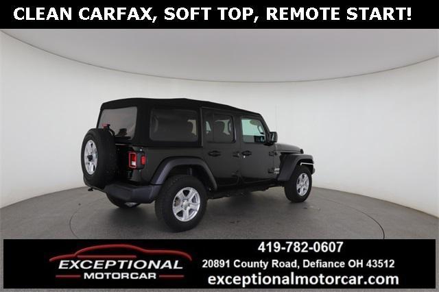 used 2020 Jeep Wrangler Unlimited car, priced at $22,624