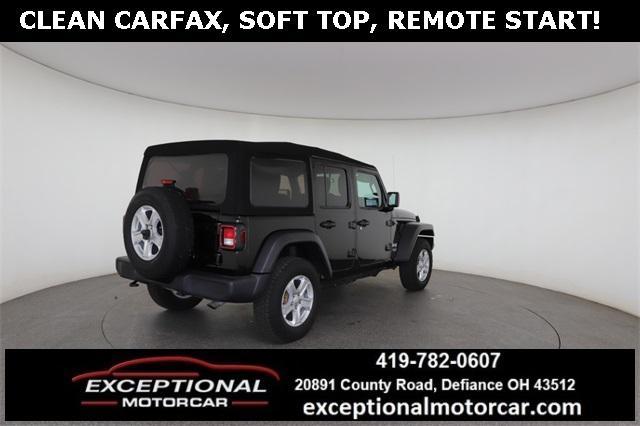 used 2020 Jeep Wrangler Unlimited car, priced at $22,624