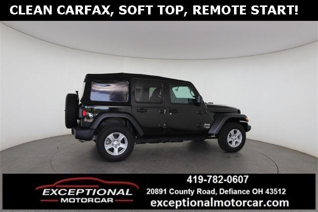 used 2020 Jeep Wrangler Unlimited car, priced at $22,624