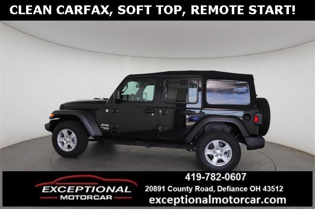 used 2020 Jeep Wrangler Unlimited car, priced at $22,624