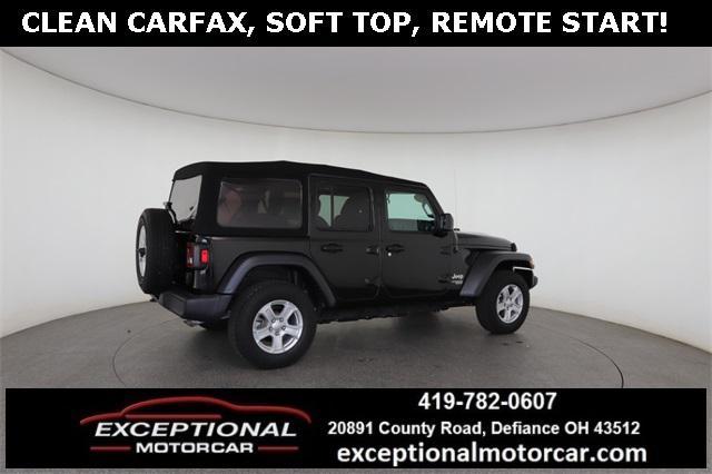 used 2020 Jeep Wrangler Unlimited car, priced at $22,624