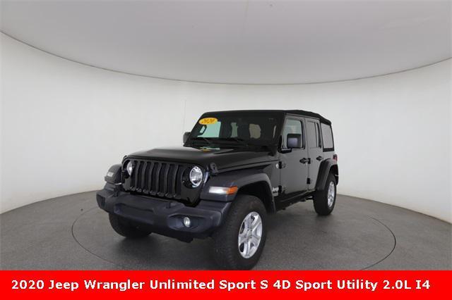 used 2020 Jeep Wrangler Unlimited car, priced at $23,499