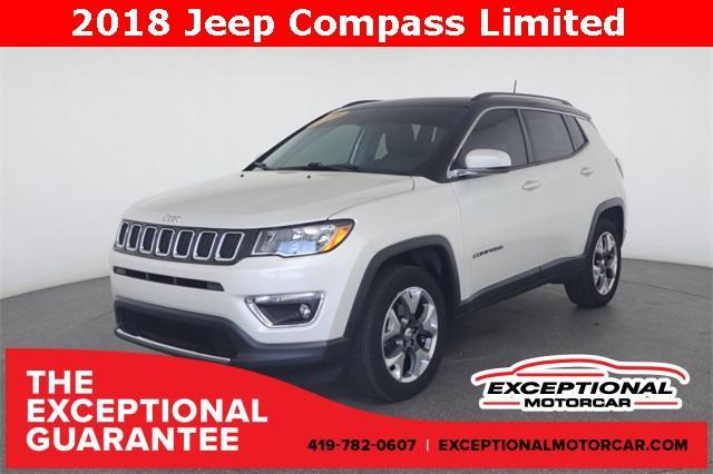 used 2018 Jeep Compass car, priced at $18,006