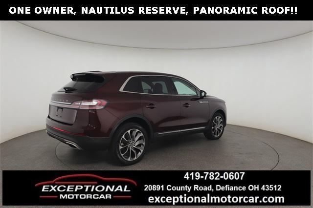 used 2021 Lincoln Nautilus car, priced at $31,542