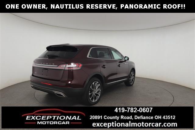 used 2021 Lincoln Nautilus car, priced at $31,542