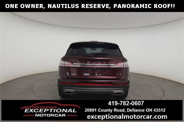 used 2021 Lincoln Nautilus car, priced at $31,542