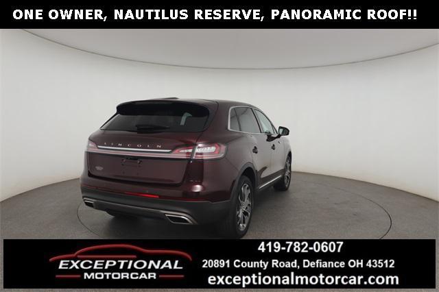 used 2021 Lincoln Nautilus car, priced at $31,542