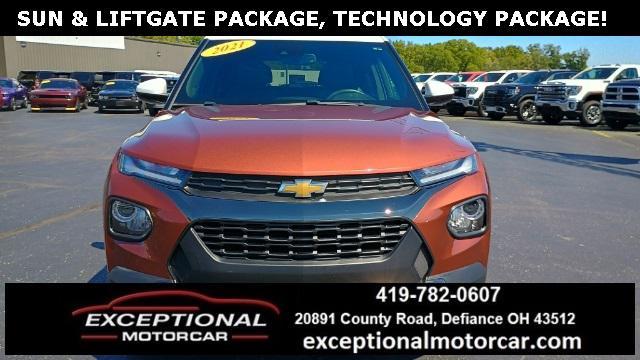 used 2021 Chevrolet TrailBlazer car, priced at $18,942