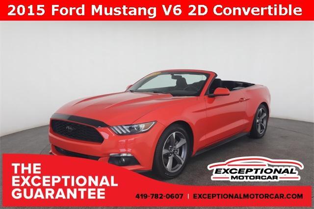 used 2015 Ford Mustang car, priced at $17,500