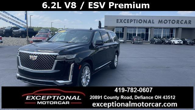 used 2023 Cadillac Escalade ESV car, priced at $70,446