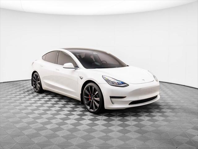 used 2020 Tesla Model 3 car, priced at $27,500