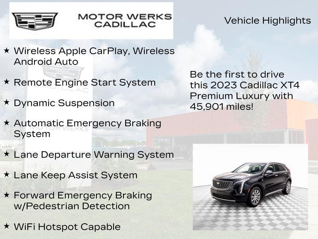 used 2023 Cadillac XT4 car, priced at $29,001