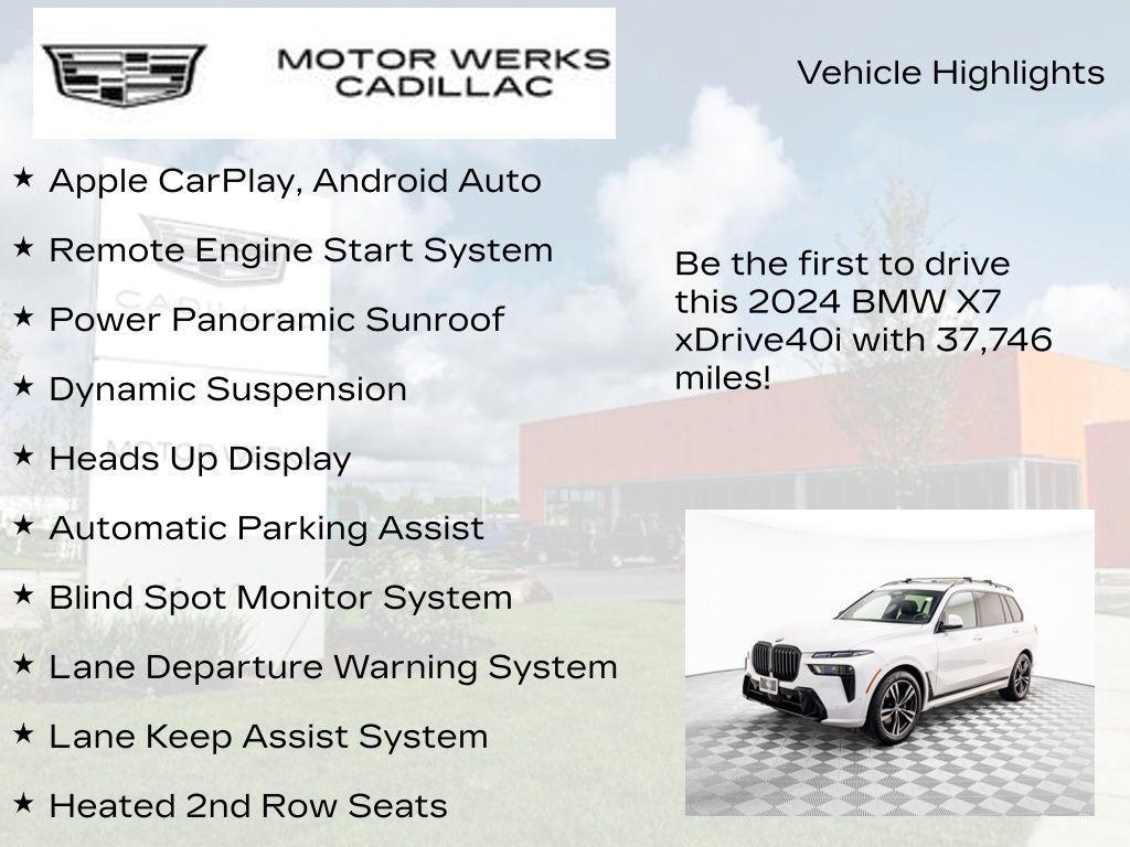 used 2024 BMW X7 car, priced at $63,108