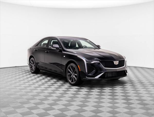 new 2025 Cadillac CT4 car, priced at $47,350