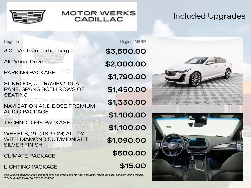 used 2023 Cadillac CT5 car, priced at $33,985