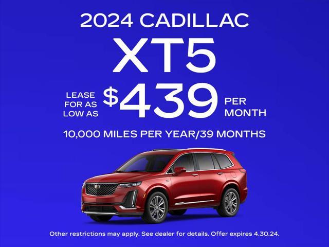 new 2024 Cadillac XT5 car, priced at $54,175