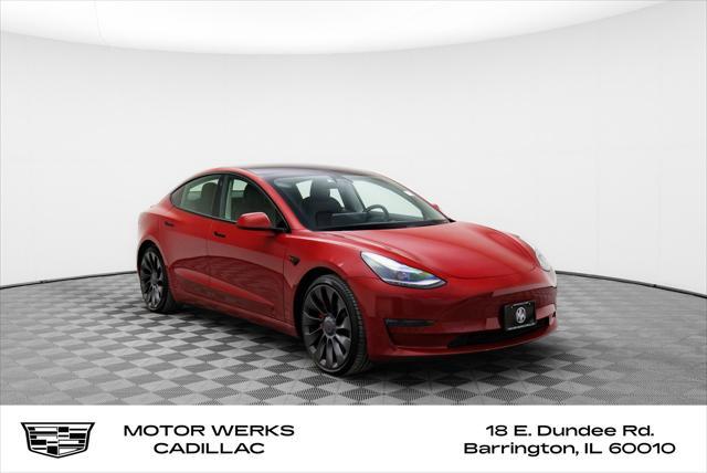 used 2022 Tesla Model 3 car, priced at $31,199