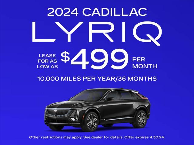 new 2024 Cadillac LYRIQ car, priced at $67,222