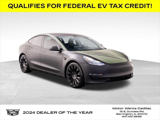 used 2021 Tesla Model 3 car, priced at $23,495