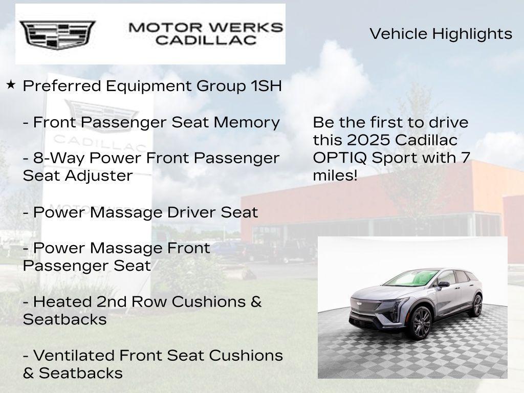 new 2025 Cadillac OPTIQ car, priced at $56,499