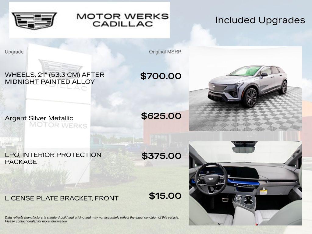 new 2025 Cadillac OPTIQ car, priced at $56,499