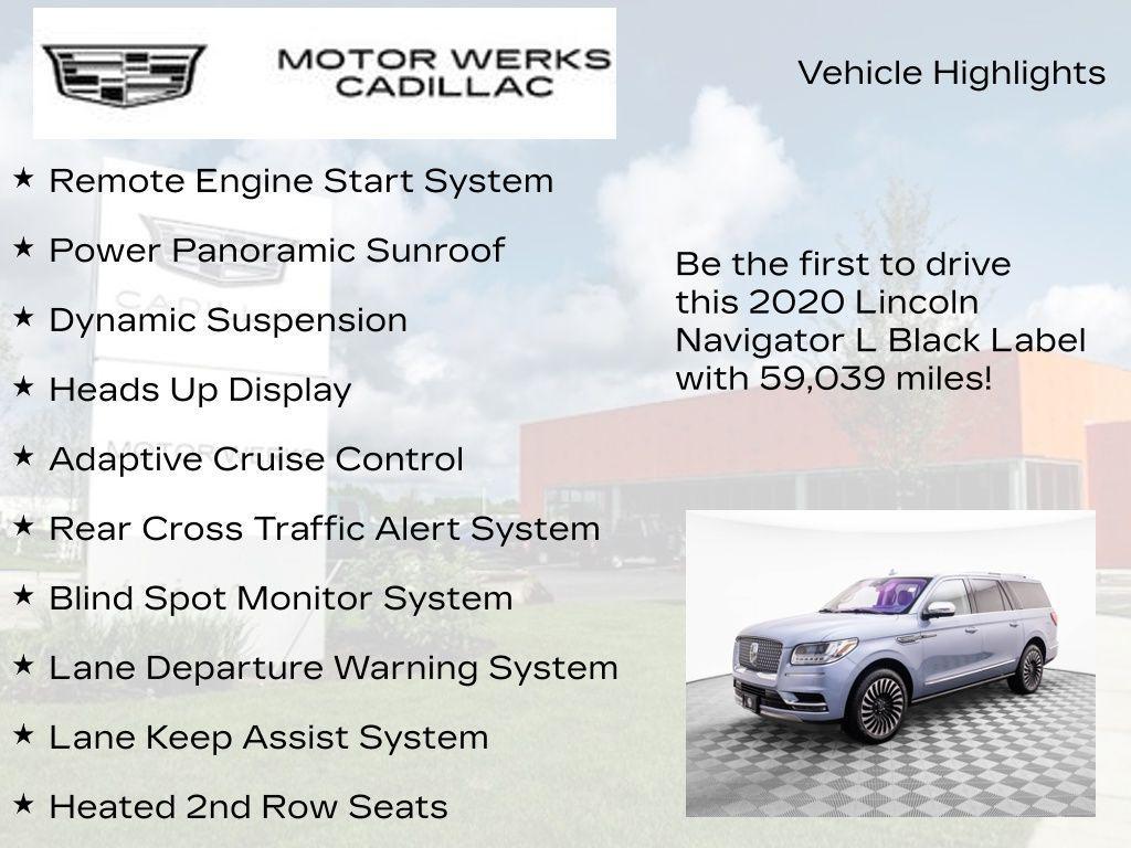 used 2020 Lincoln Navigator car, priced at $47,000