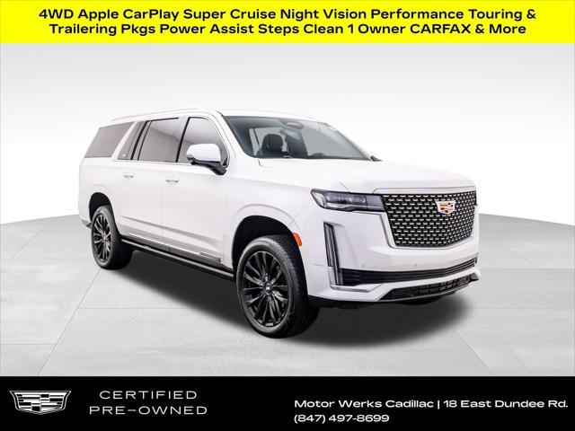 used 2023 Cadillac Escalade ESV car, priced at $81,900