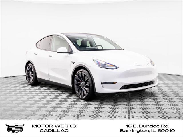 used 2021 Tesla Model Y car, priced at $28,995