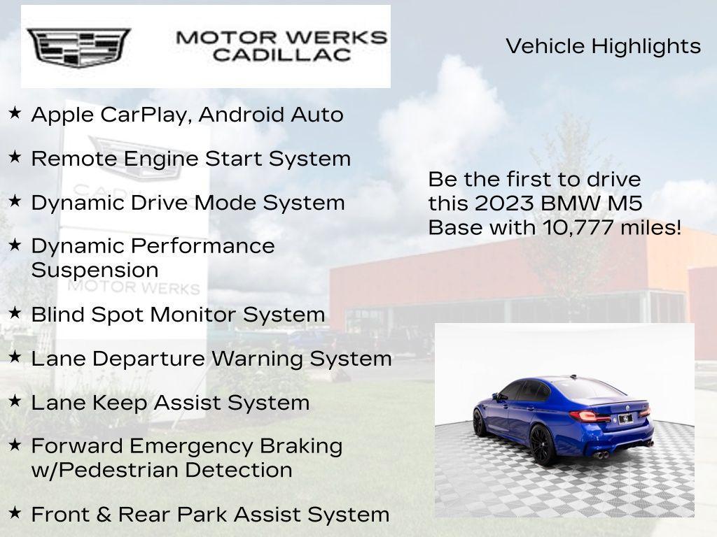 used 2023 BMW M5 car, priced at $93,501
