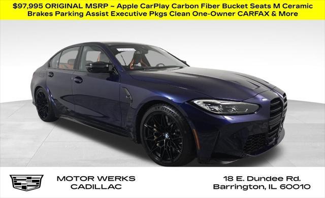 used 2023 BMW M3 car, priced at $89,995