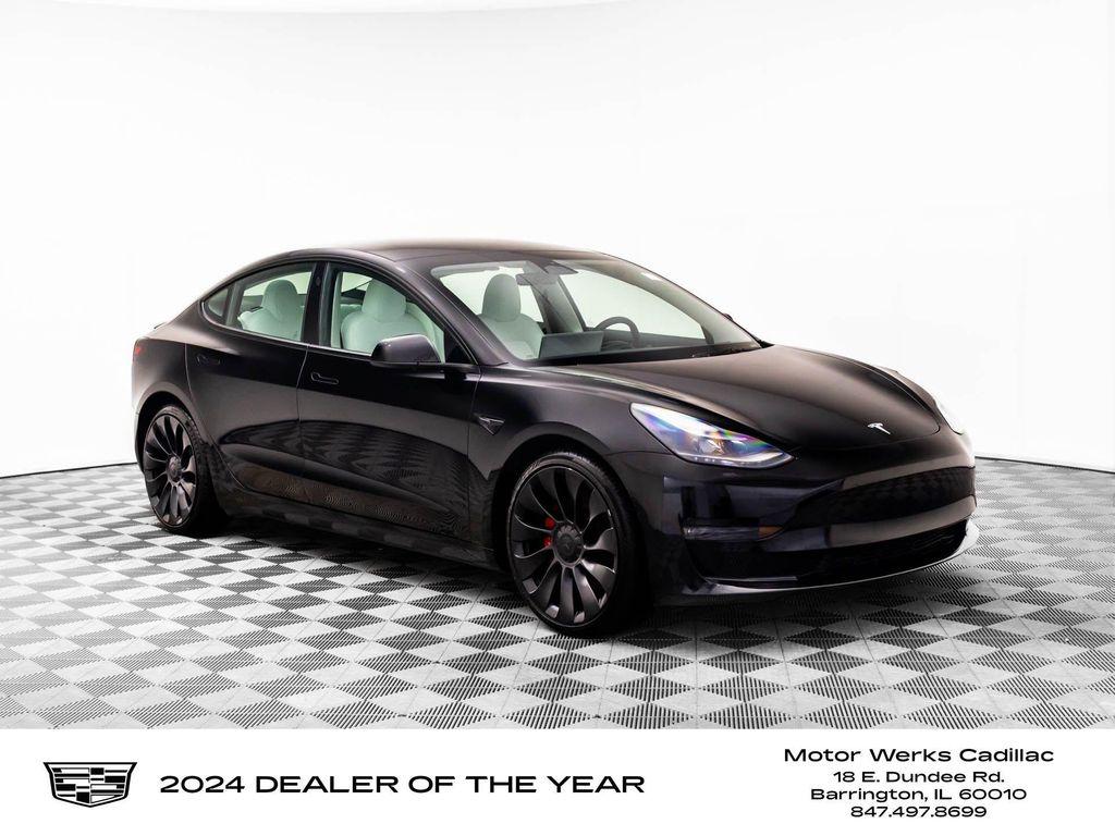 used 2023 Tesla Model 3 car, priced at $31,795