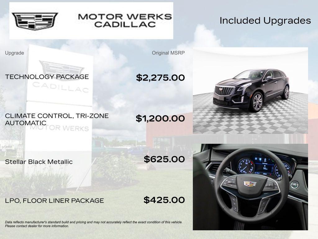 new 2025 Cadillac XT5 car, priced at $54,500