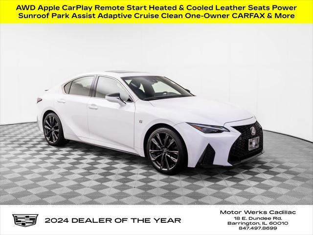 used 2022 Lexus IS 350 car, priced at $44,495