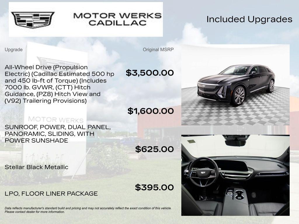 used 2024 Cadillac LYRIQ car, priced at $48,175