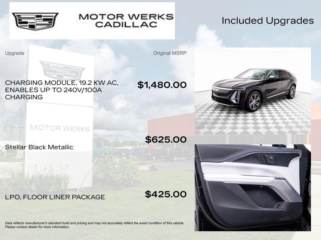 used 2025 Cadillac LYRIQ car, priced at $62,348