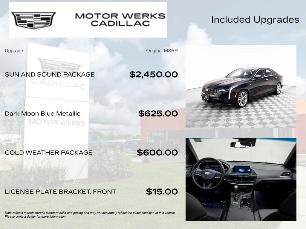 used 2021 Cadillac CT4 car, priced at $25,090