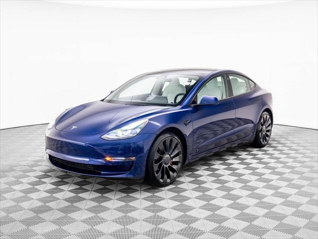 used 2022 Tesla Model 3 car, priced at $29,995