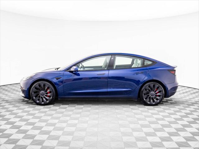 used 2022 Tesla Model 3 car, priced at $29,995